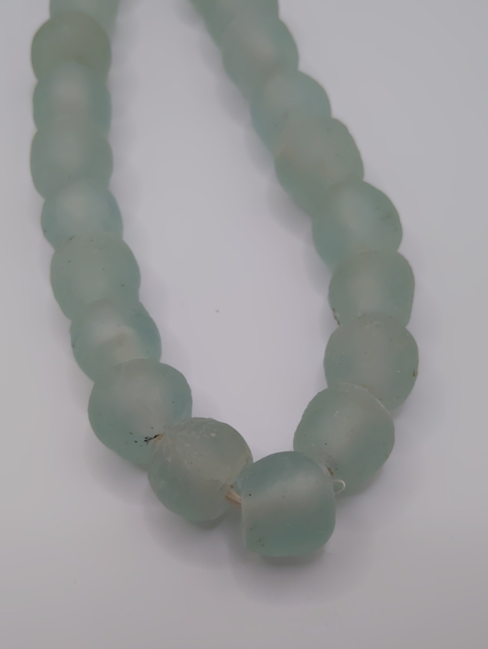 Anthropologie Seafoam Green Sea Glass Beaded Necklace - Picture 3 of 6